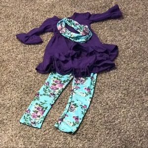 Girls size 6 boutique outfit